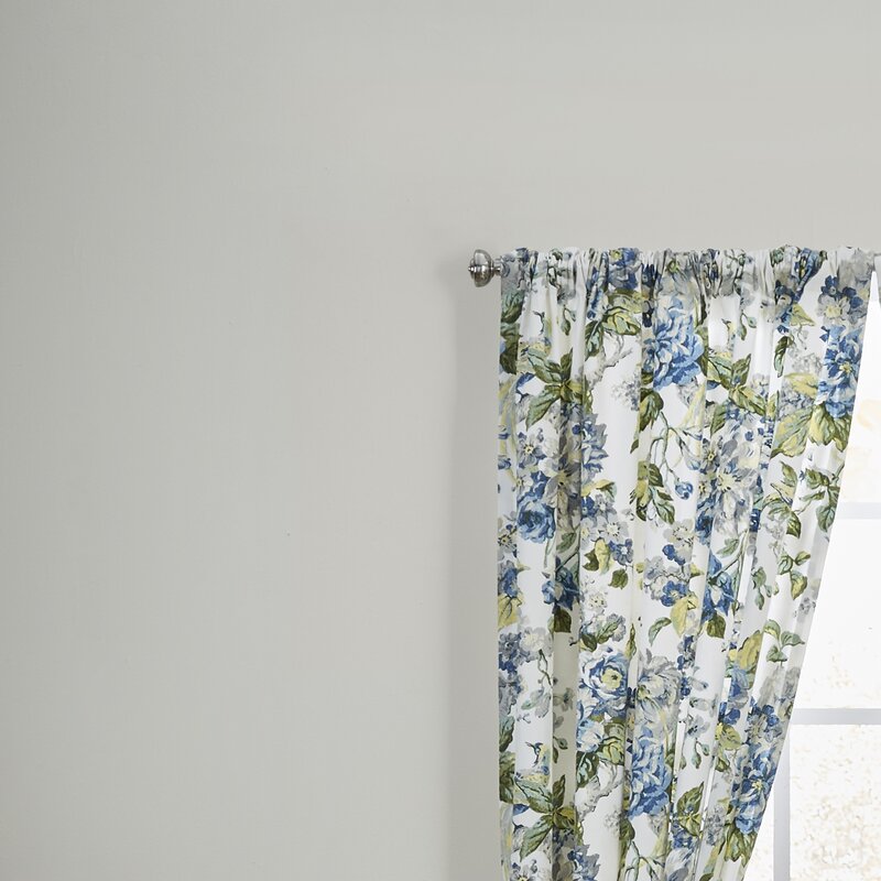 Waverly Floral Engagement Curtain Panels Reviews Wayfair